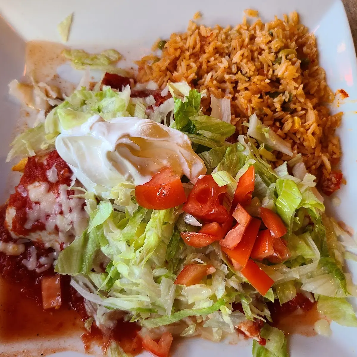 One Taco and One Enchilada