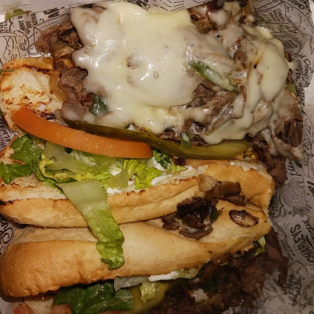 Philly Cheesesteak Sandwich