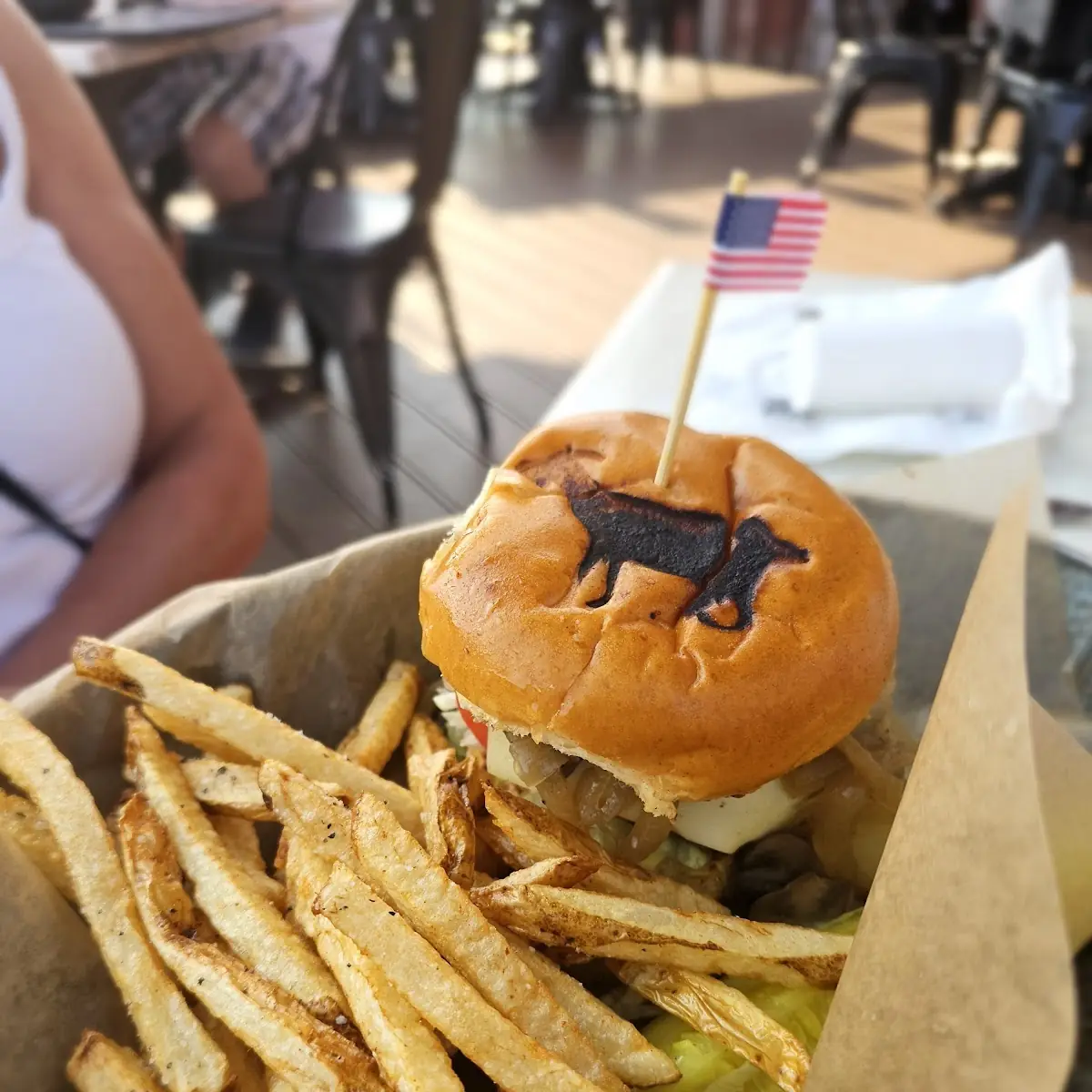 Mushroom Swiss Burger