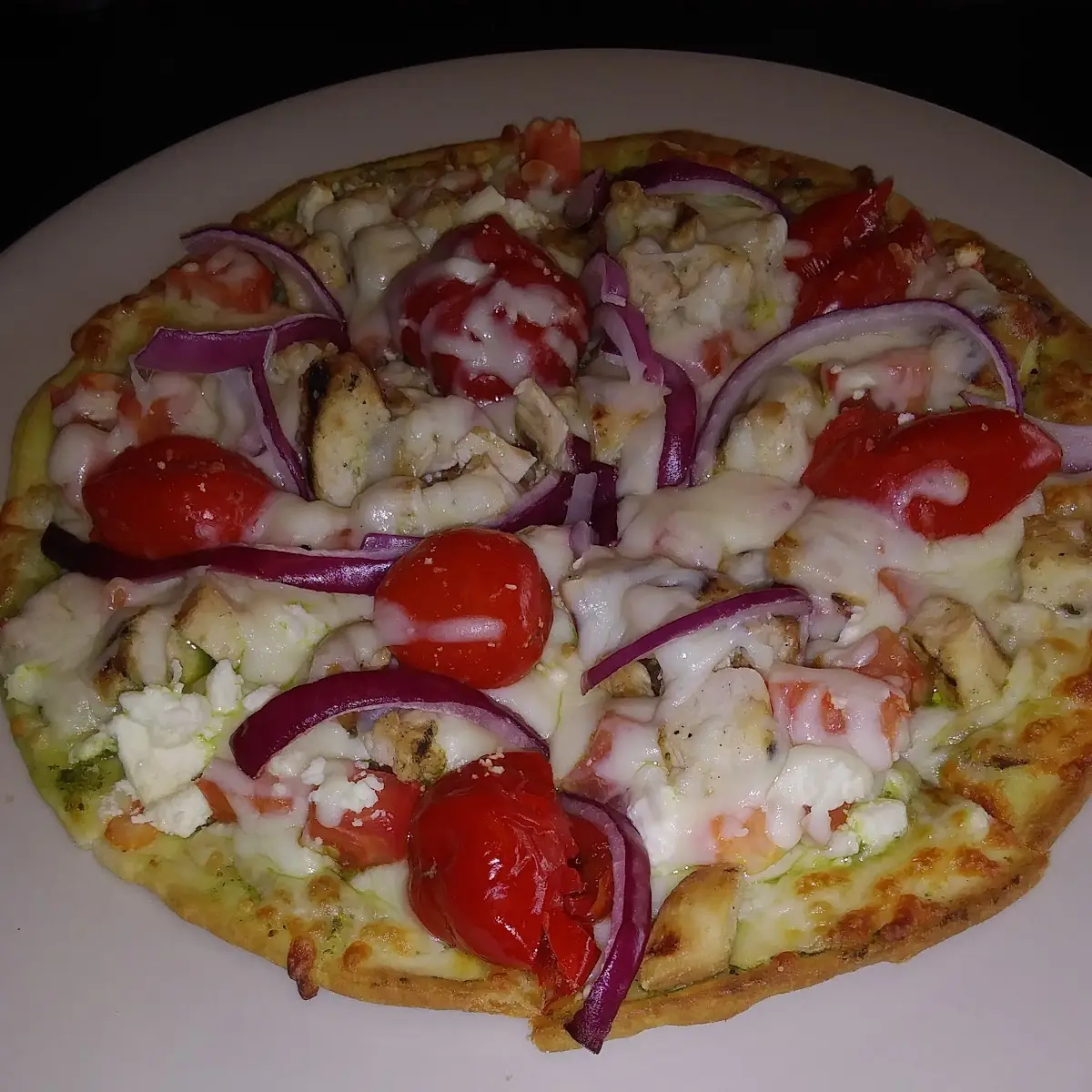 Chicken Pesto Flatbread