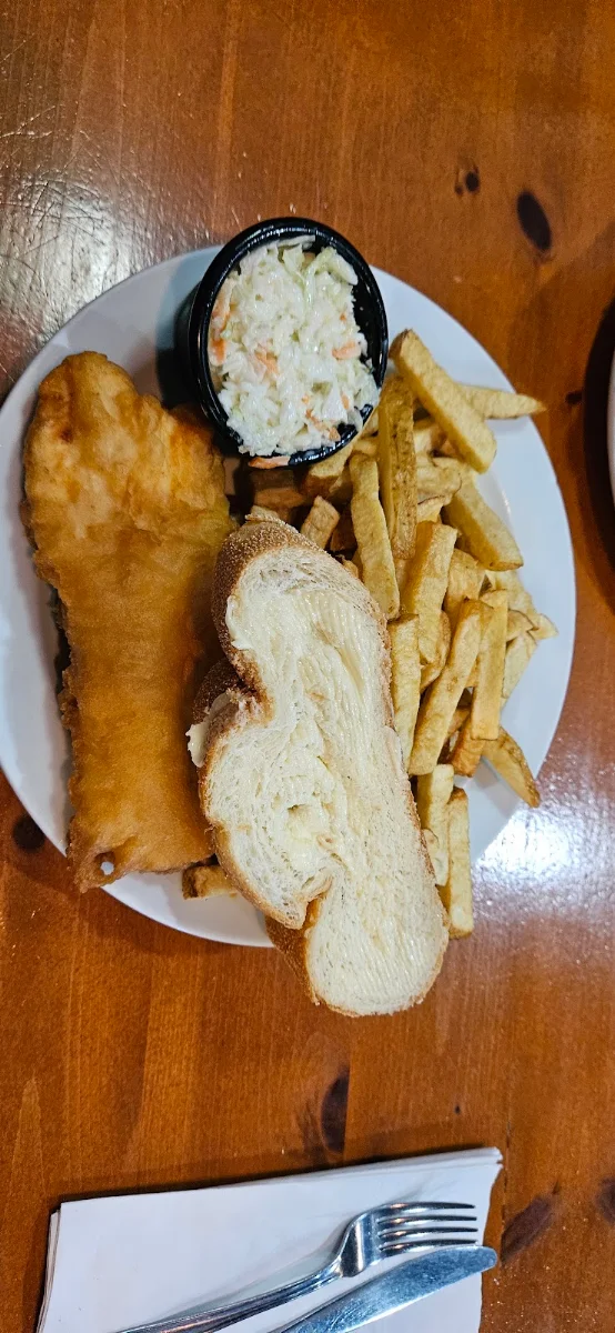 Halibut Fish and Chips, Duckworth's Fish & Chips