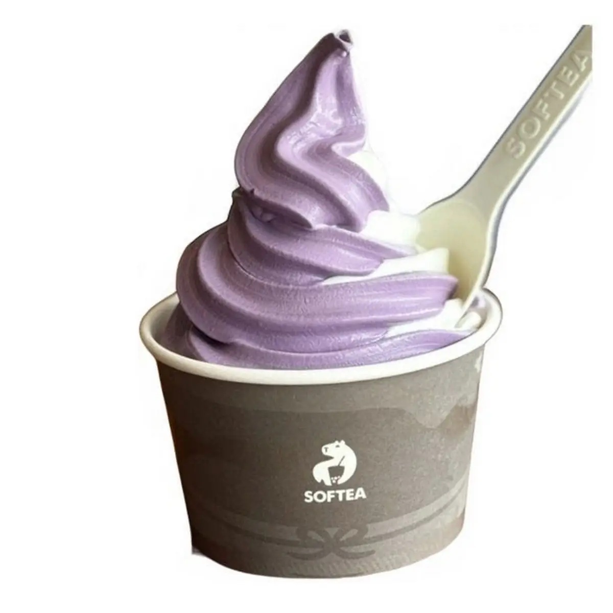 Ube Soft Serve Ice Cream
