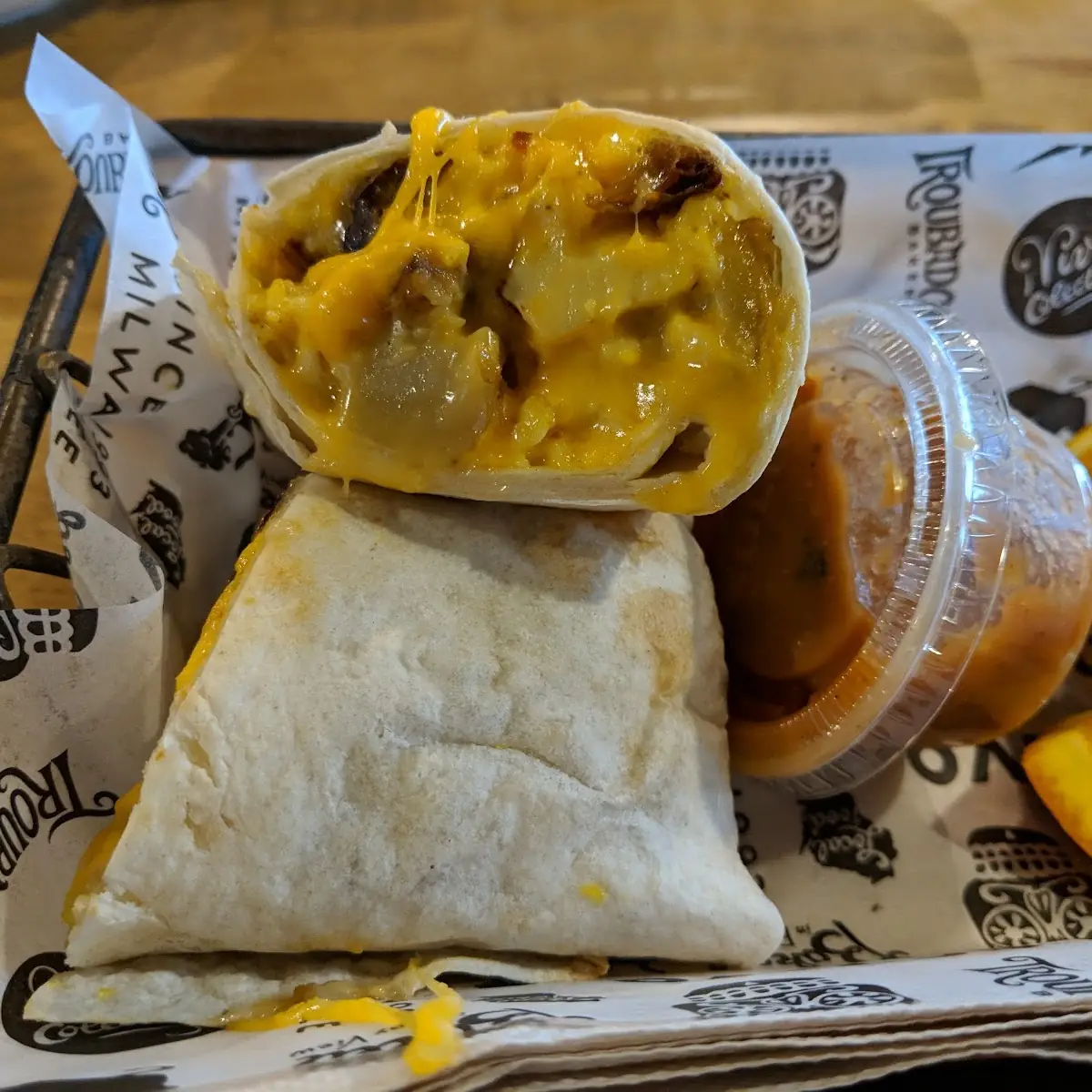 Cajun Breakfast Burrito