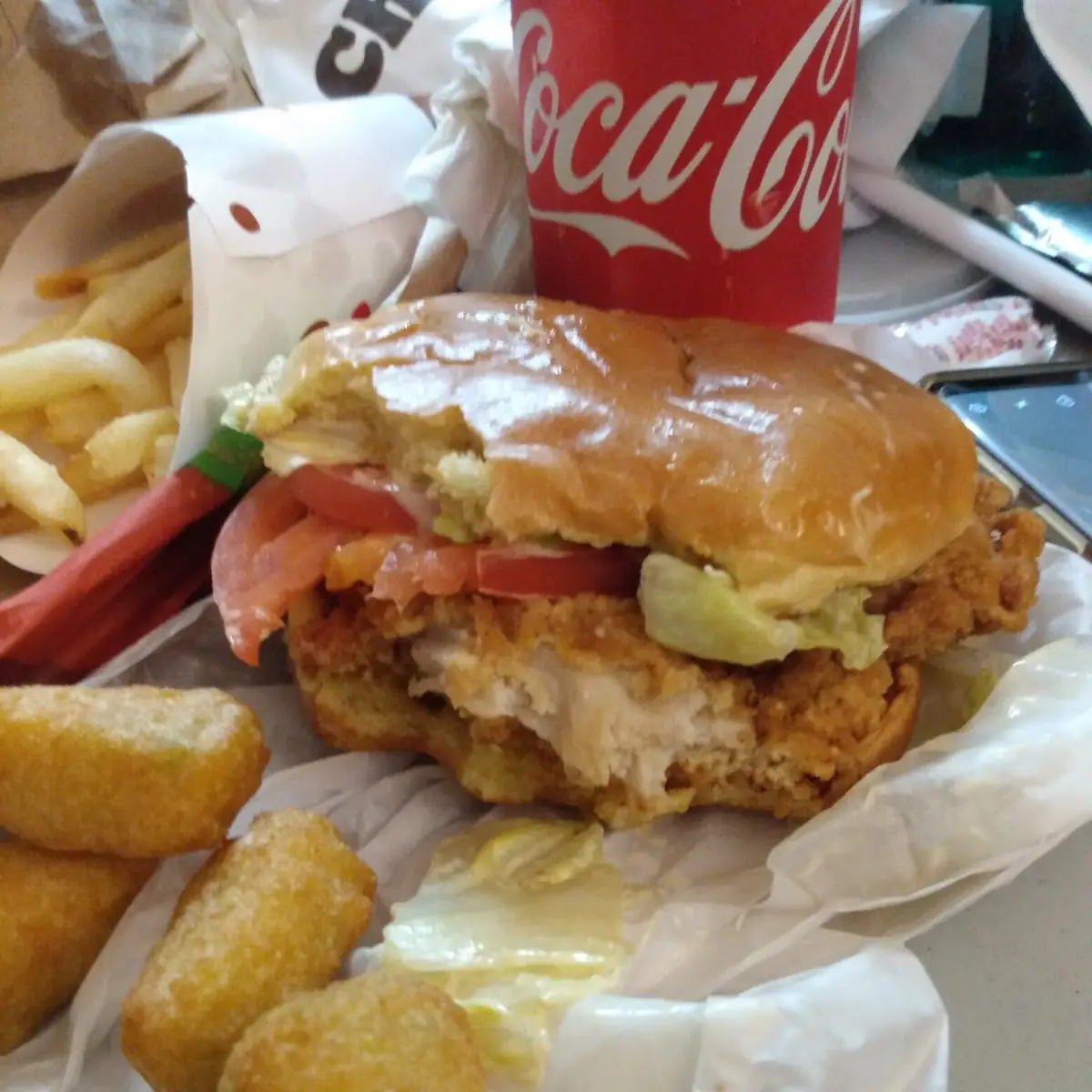 ch'King Sandwich with Jalapeno Cheese Bites