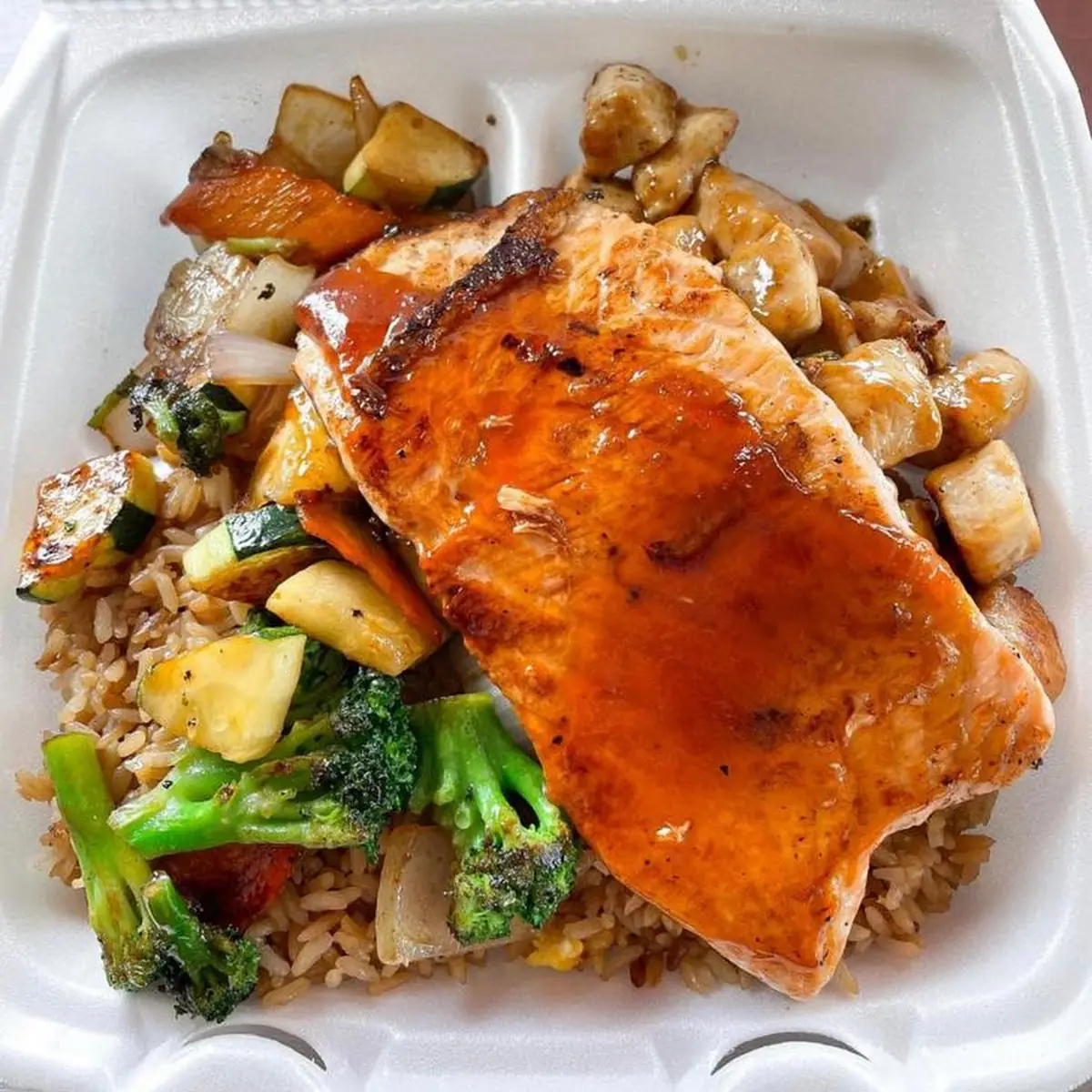 Hibachi Salmon
