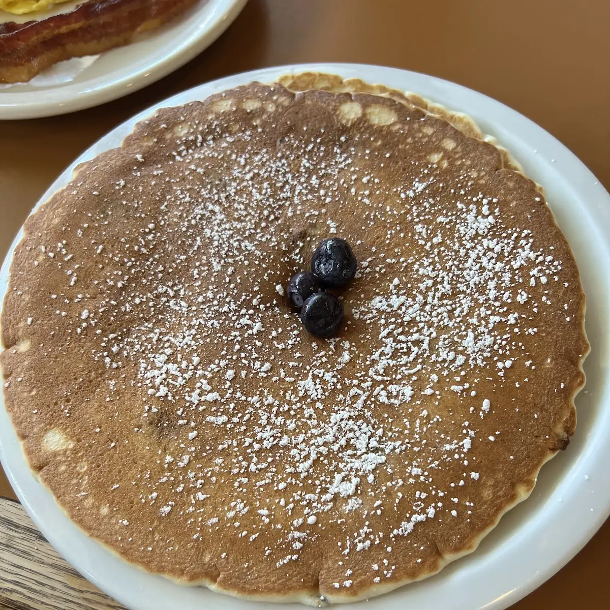Two Blueberry Pancakes