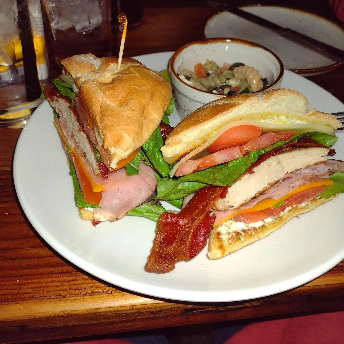 Barnyard Chicken Club Sandwich
