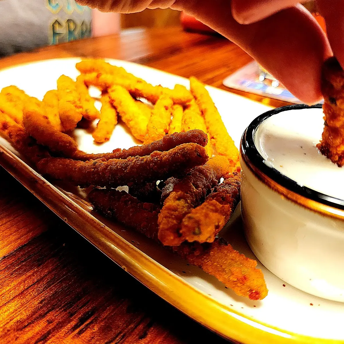 Spicy Fried Green Beans