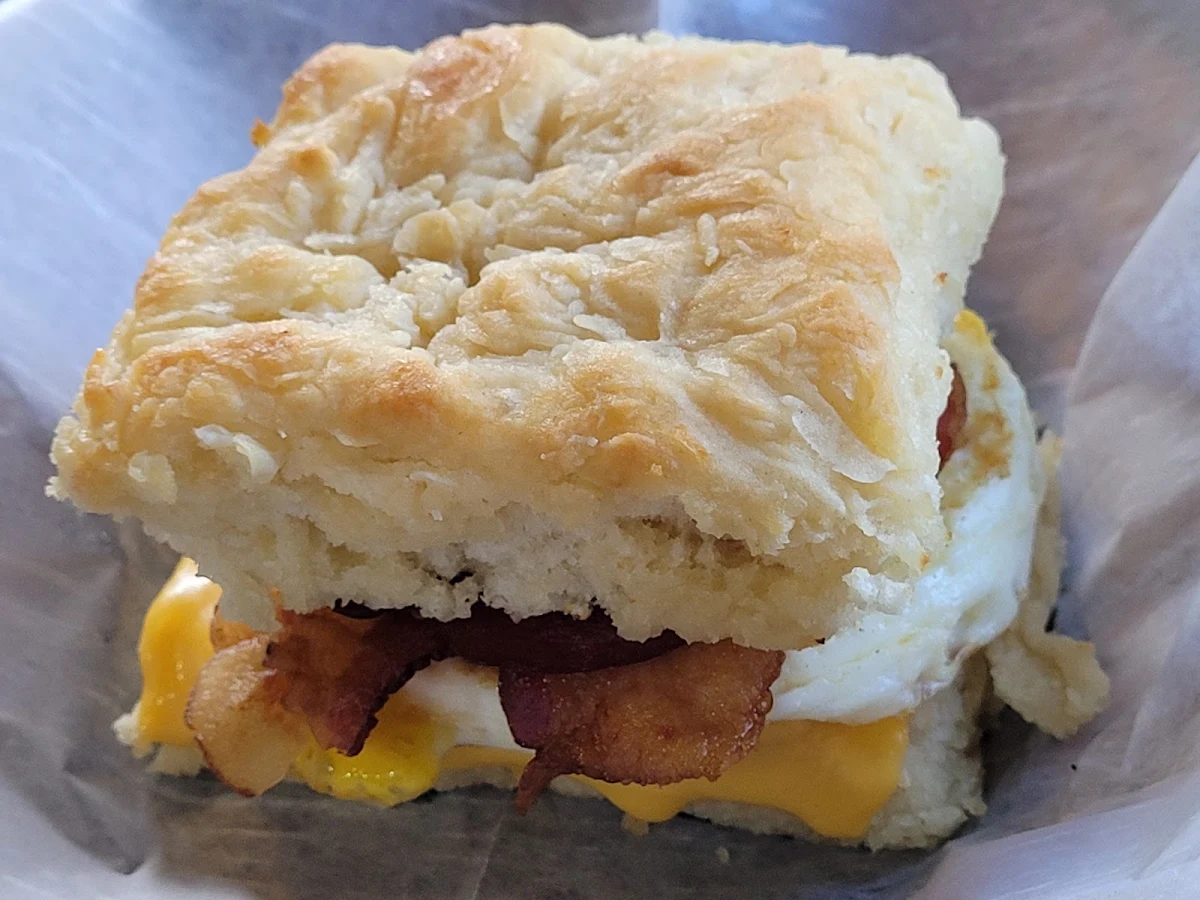 Bacon Egg and Cheese Biscuit