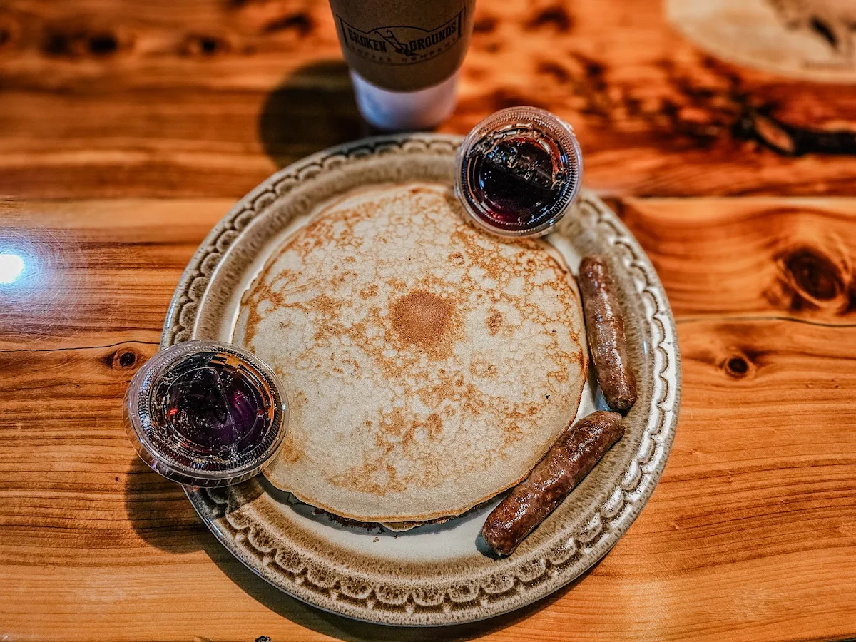 Half Stack Pancakes with Sausage Links
