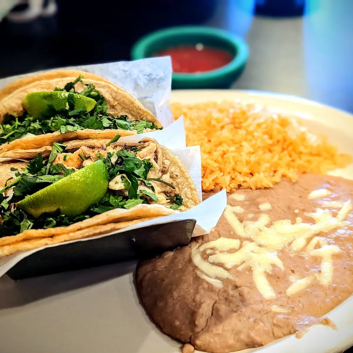 Pollo Asado Tacos