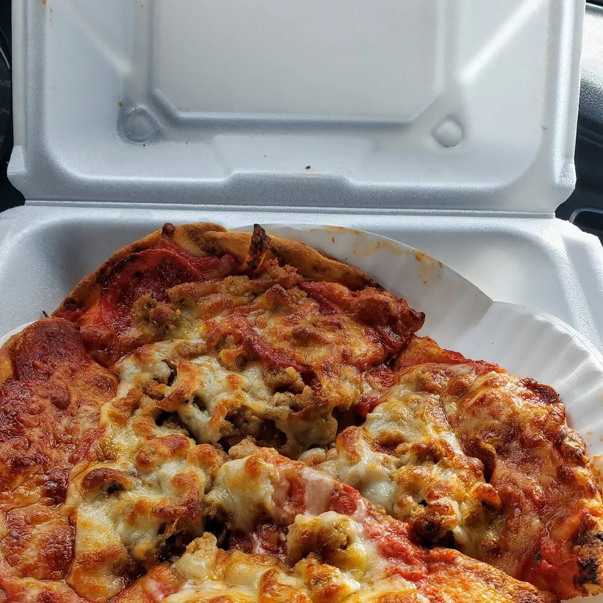 Pepperoni and Sausage Pizza