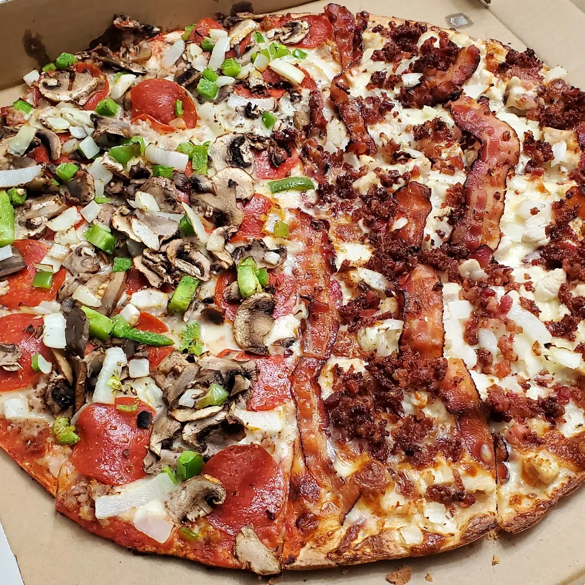 Chicken Alfredo with Bacon