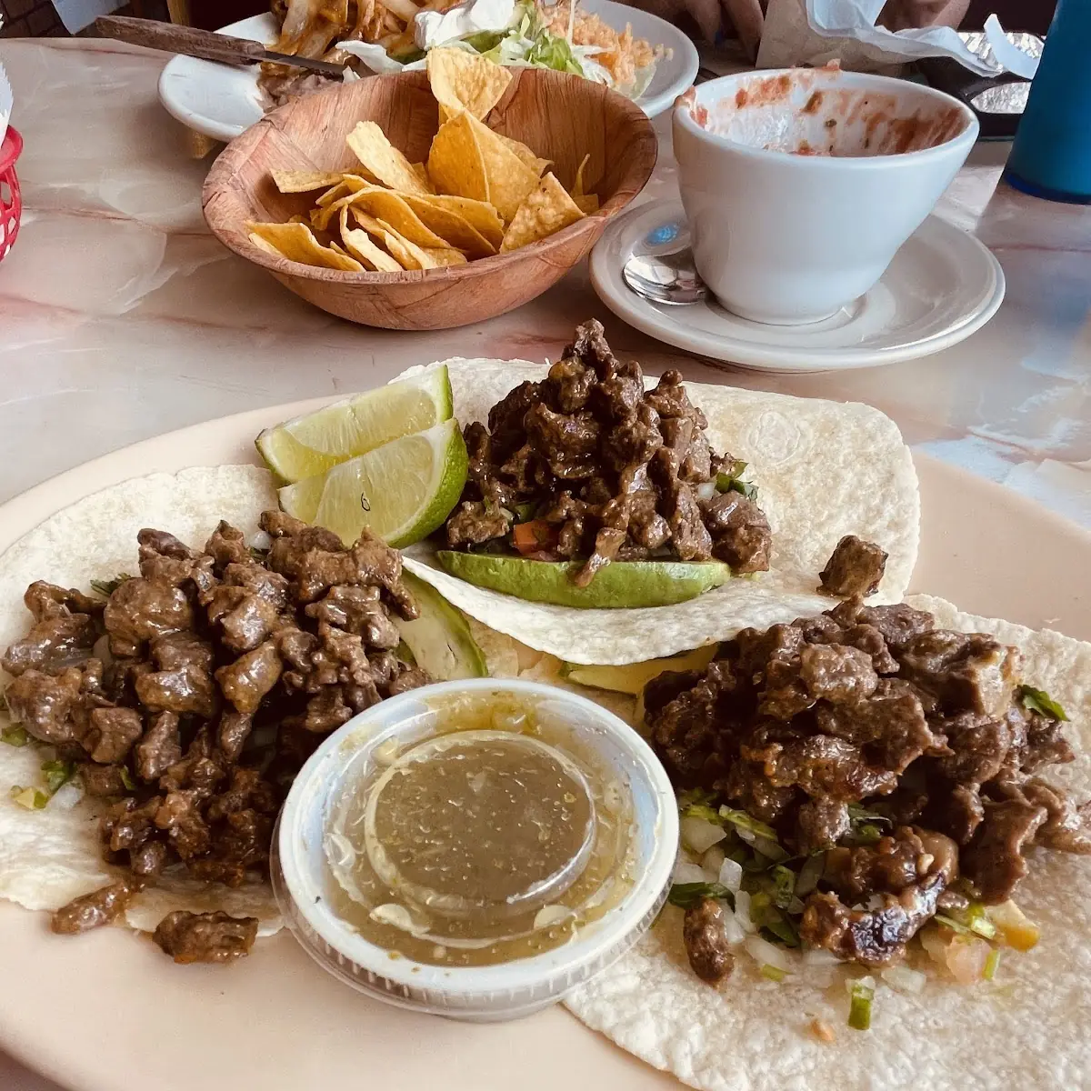 3 Tacos Carne Asada