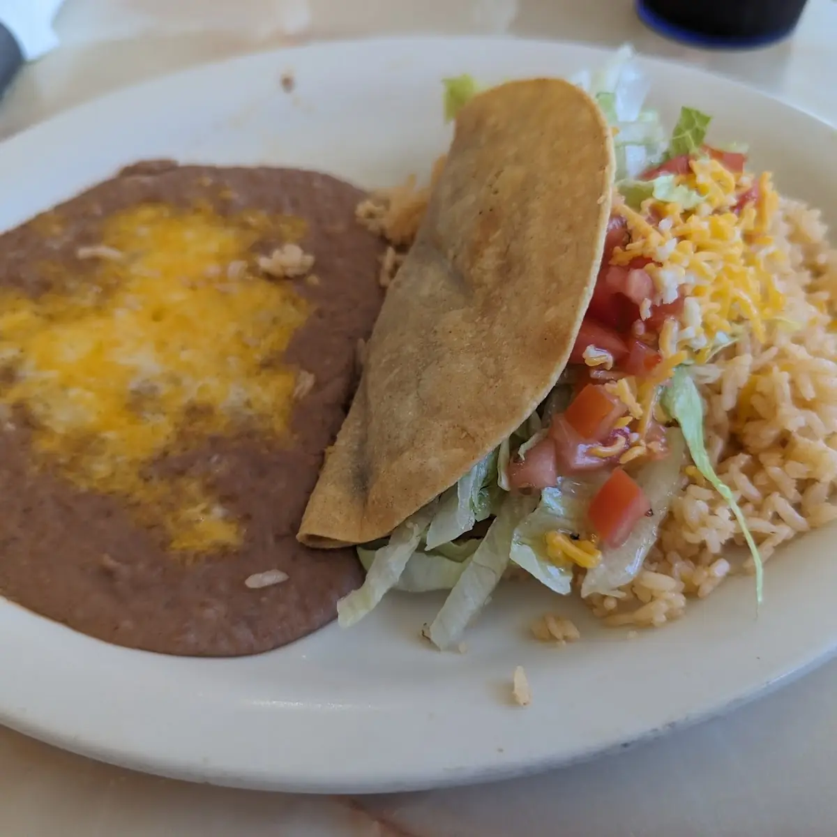 K Chicken or Beef Soft Taco