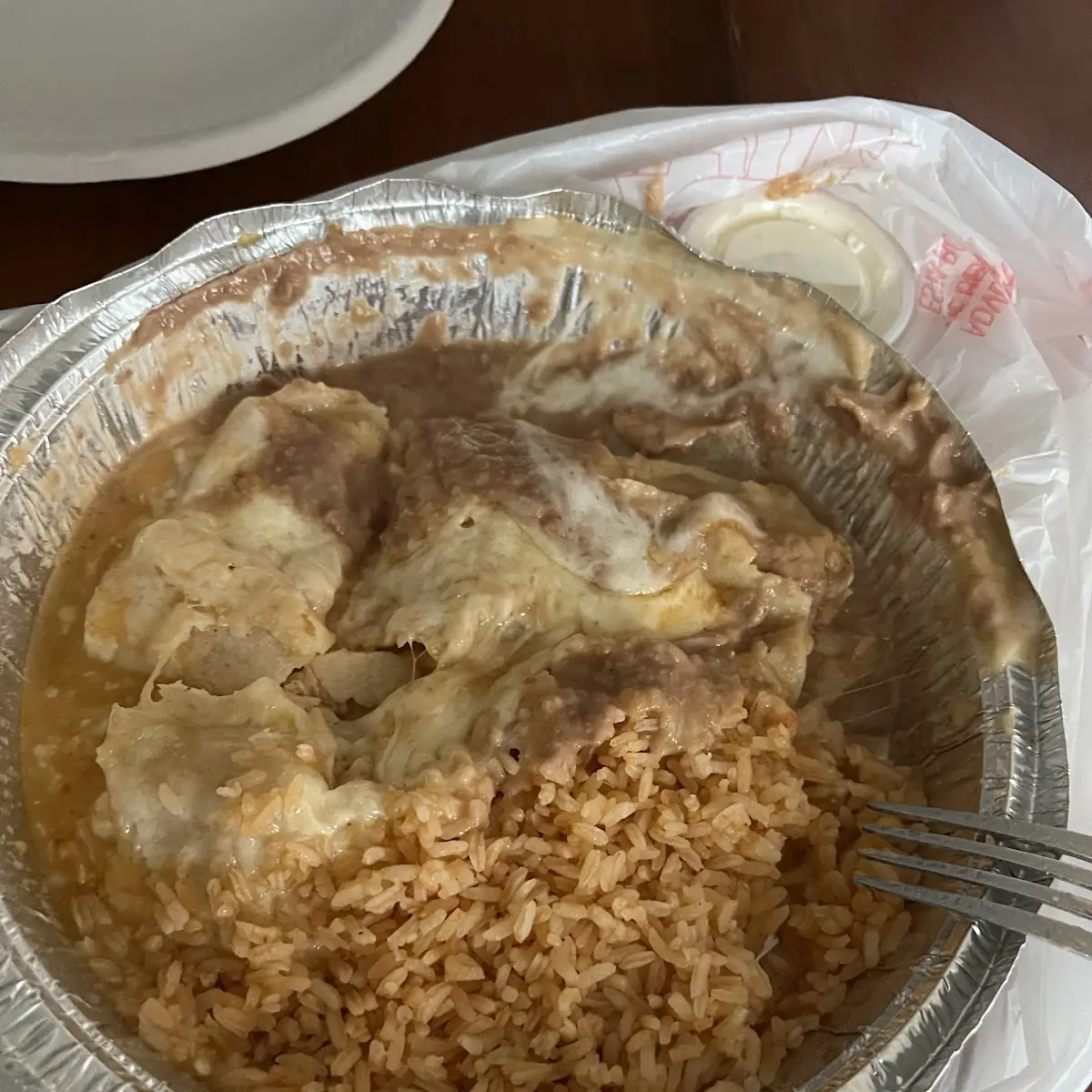 9. One Beef Enchilada, One Beef Taco