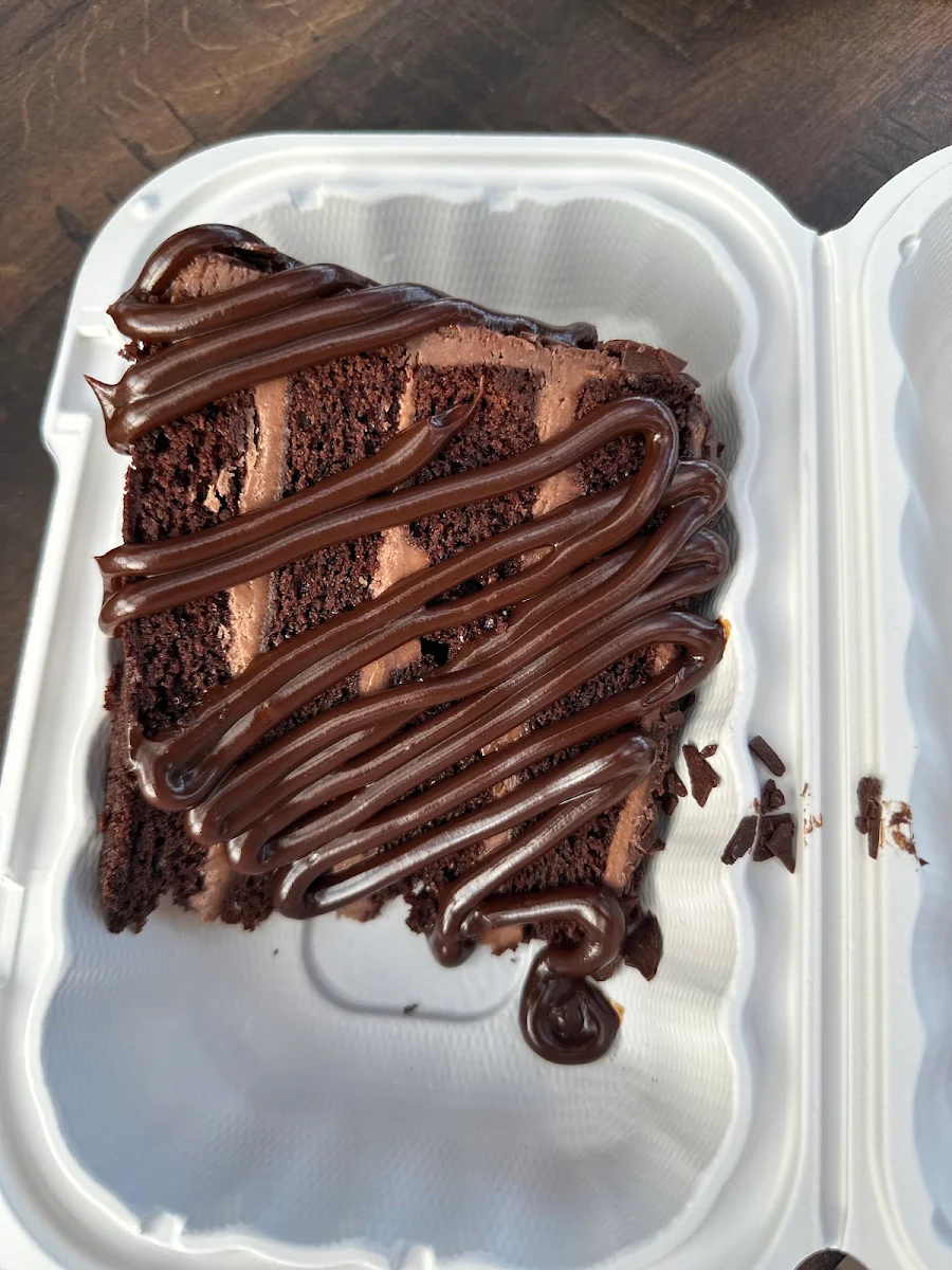 Chocolate Cake with Hot Fudge Sauce