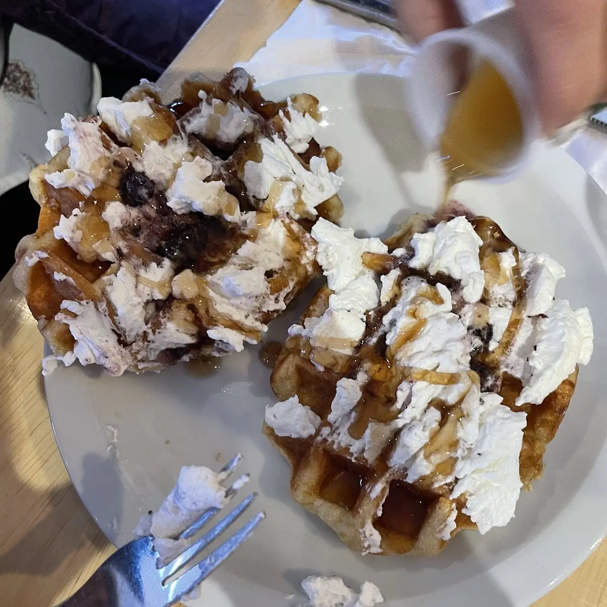 Waffles with Fresh Fruit