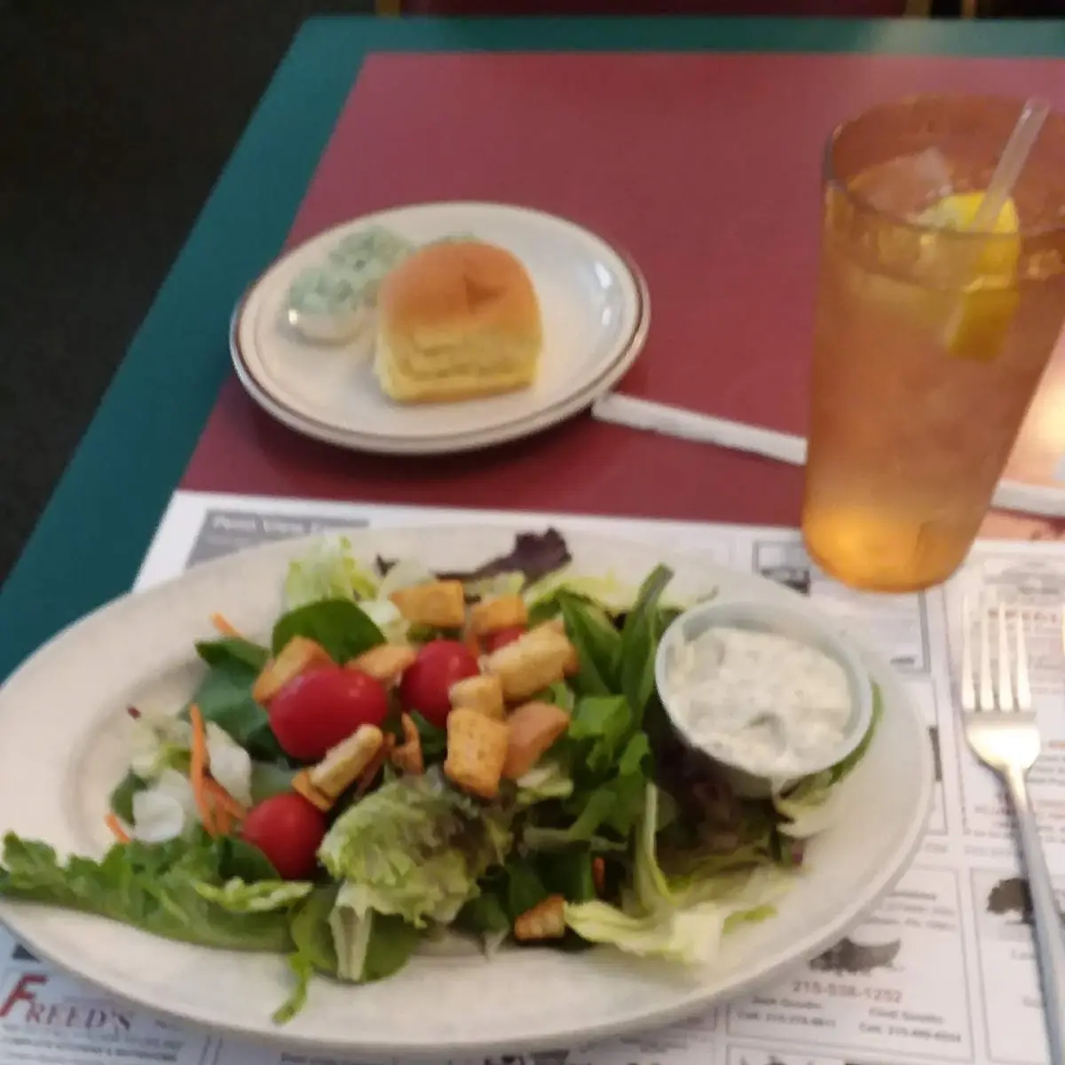 Tossed Salad with Egg Dressing