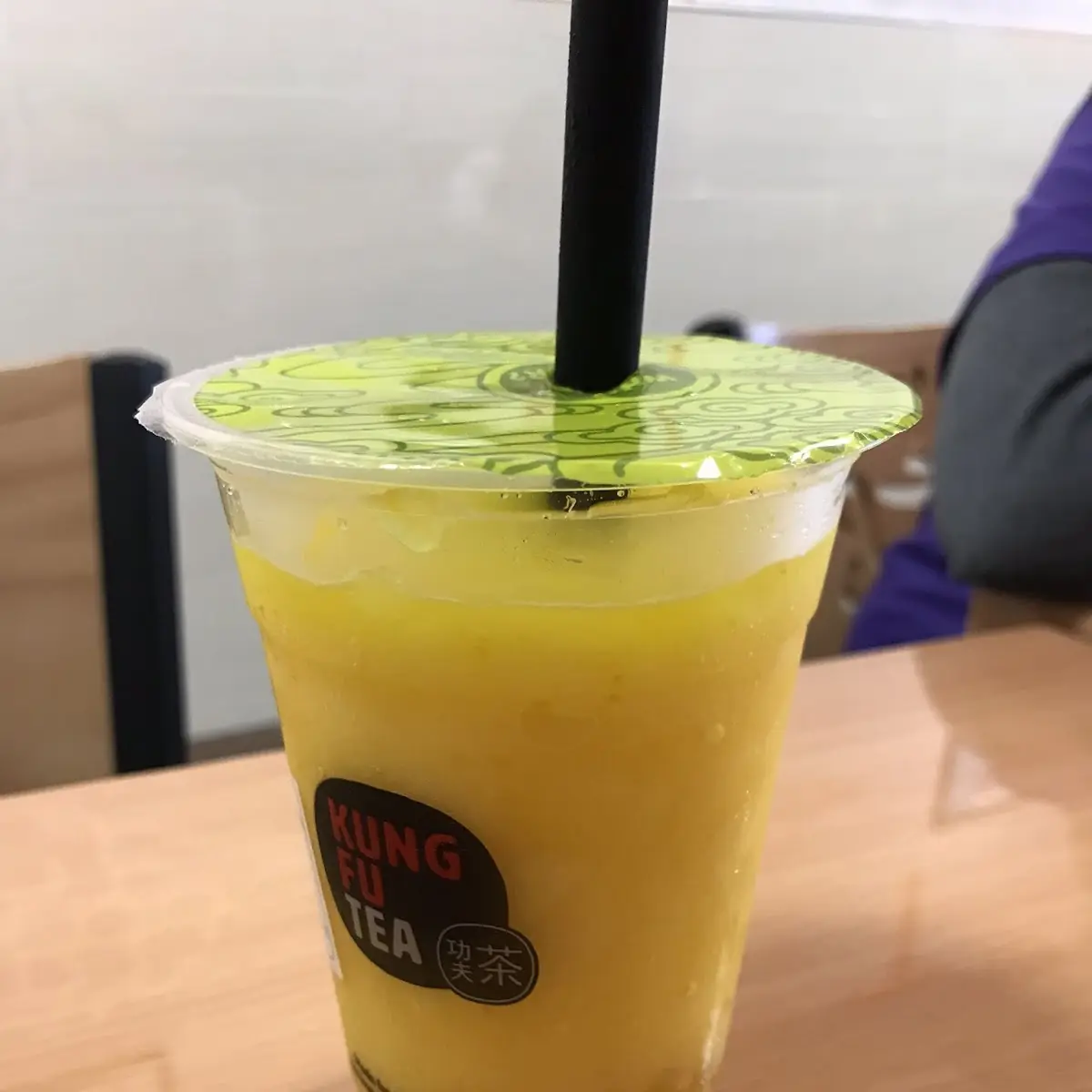 Mango Slush with Mango Popping Bubbles