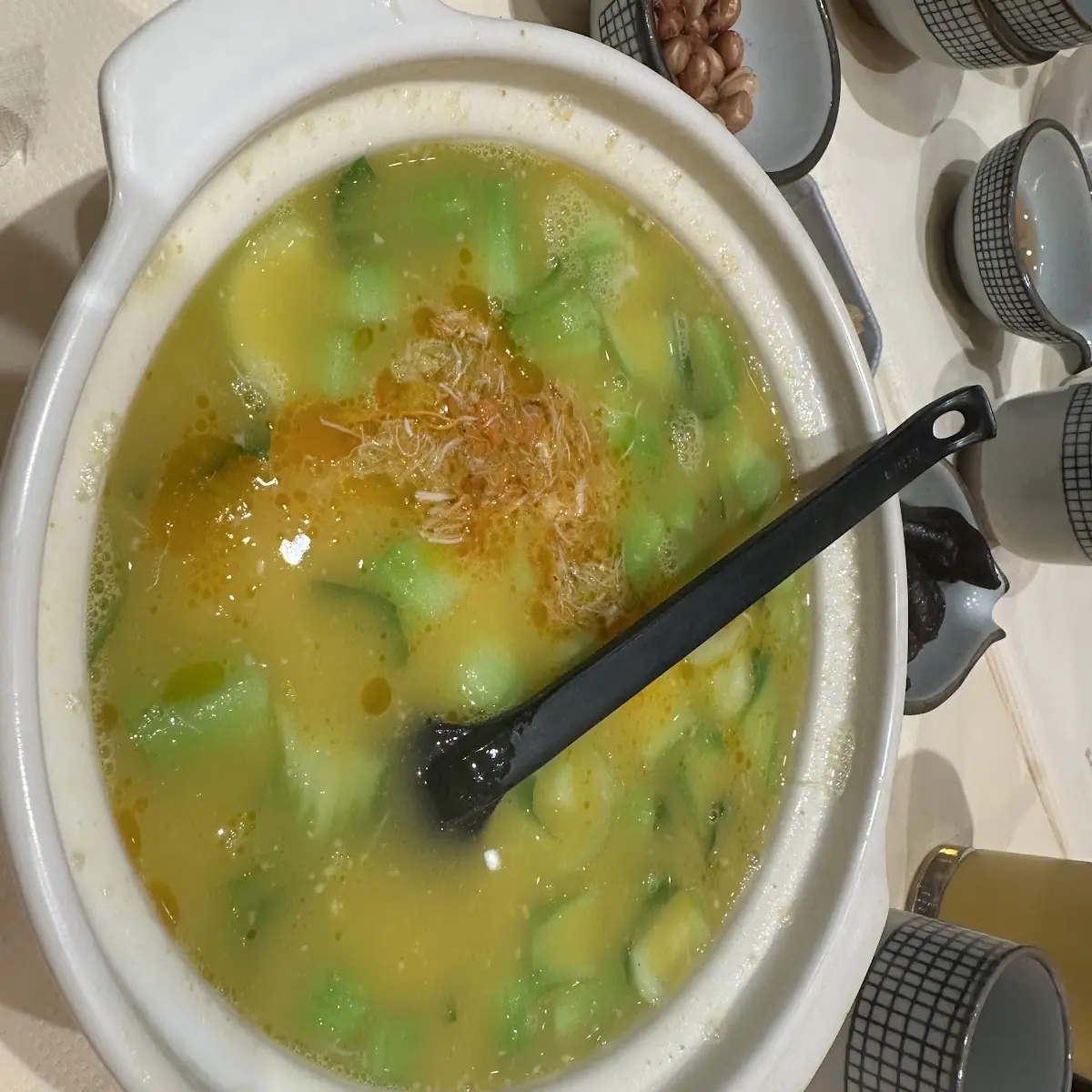 Steamed Vegetable Soup with Noodles