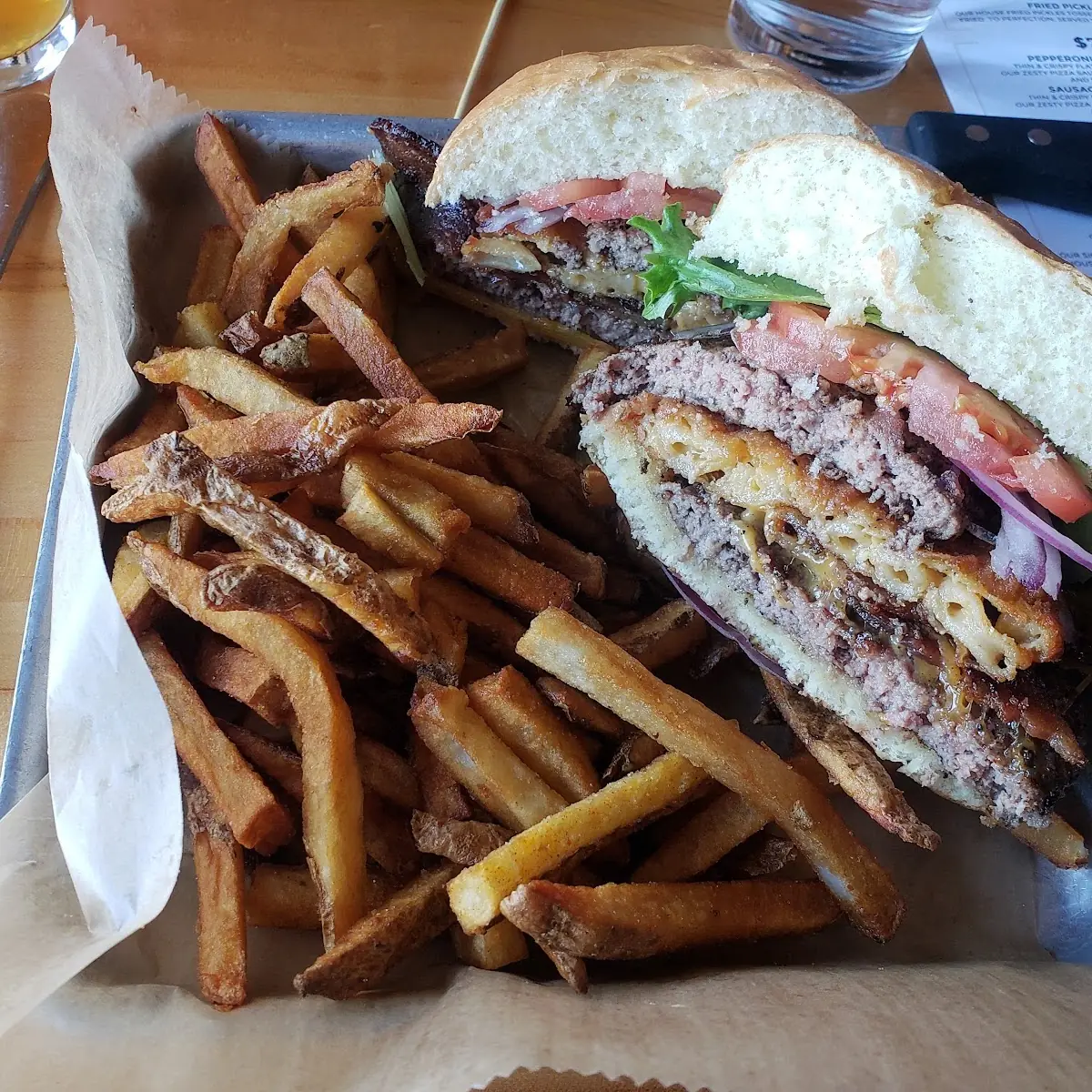 Mac and Cheese Burger