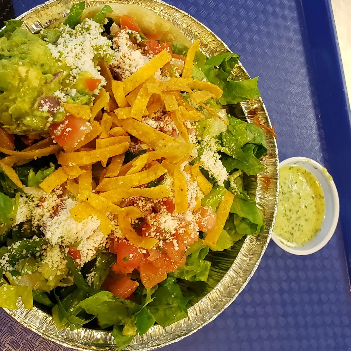 Taco Salad with Cilantro Lime Dressing