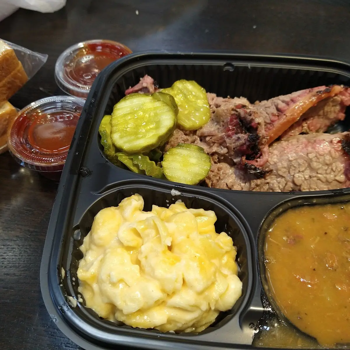 Smoked Brisket Sausage and Sides