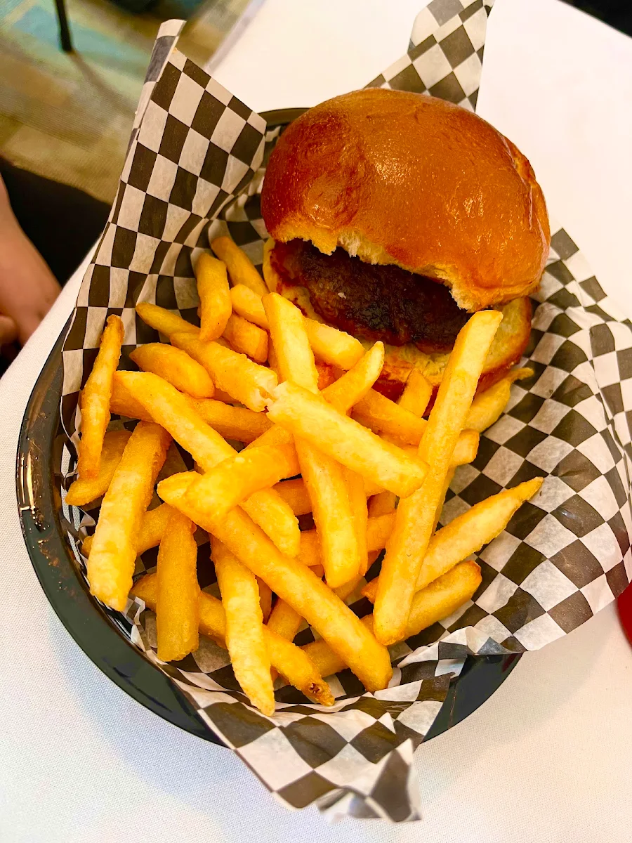 Burger and Fries