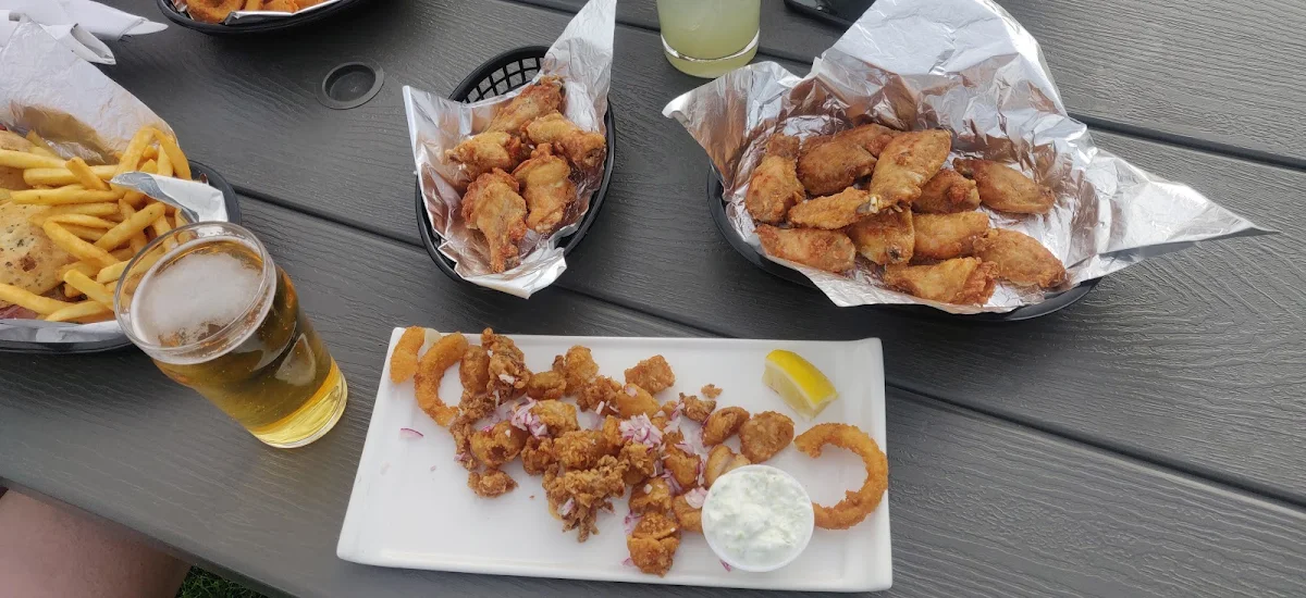 Chicken Wings and Calamari