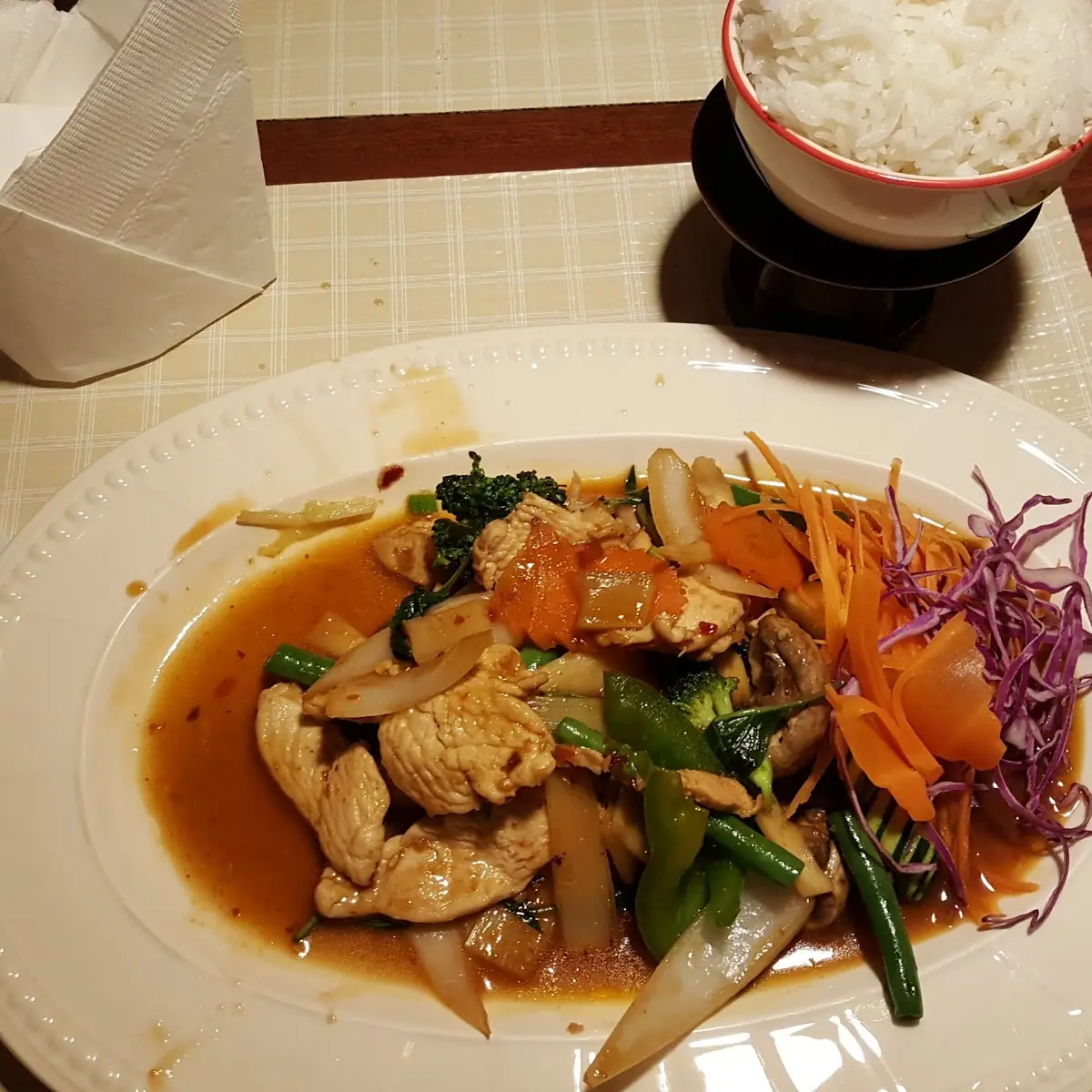 L Mixed Veggies & Oyster Sauce