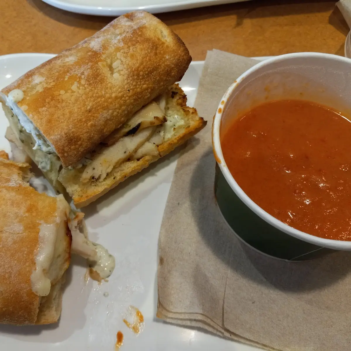 Spicy Chicken Ciabatta Dipper