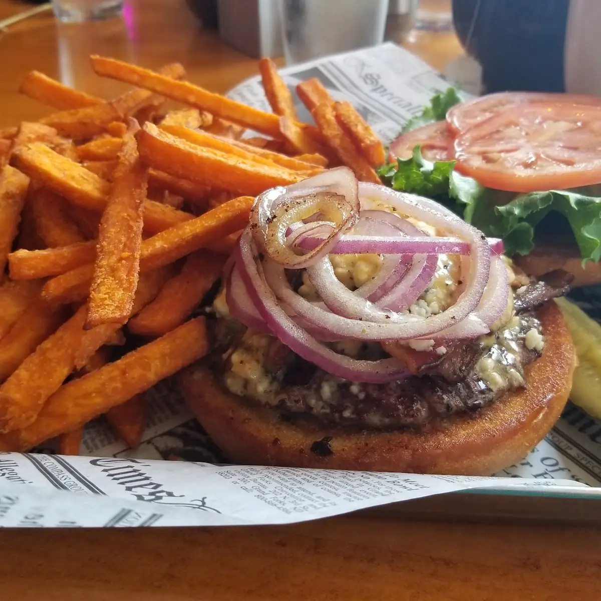 Burger and Fries