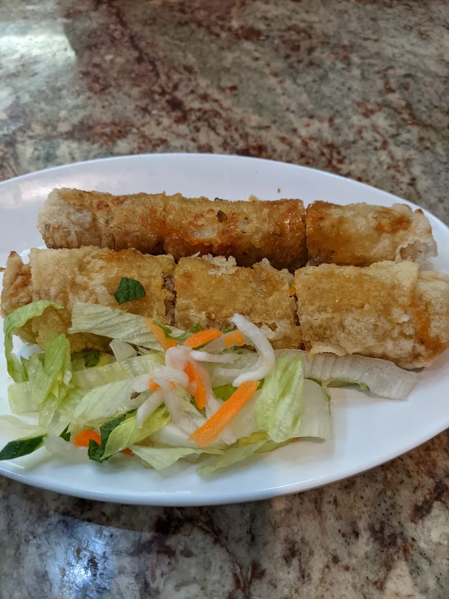 Minced Shrimp and Pork Wrapped in Tofu Skin, Phở Hưng Restaurant