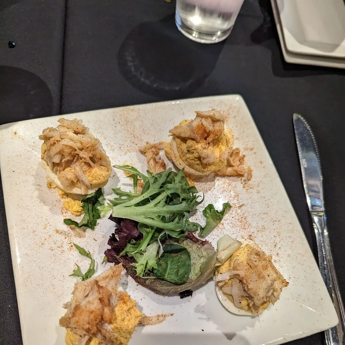 Crab Deviled Eggs