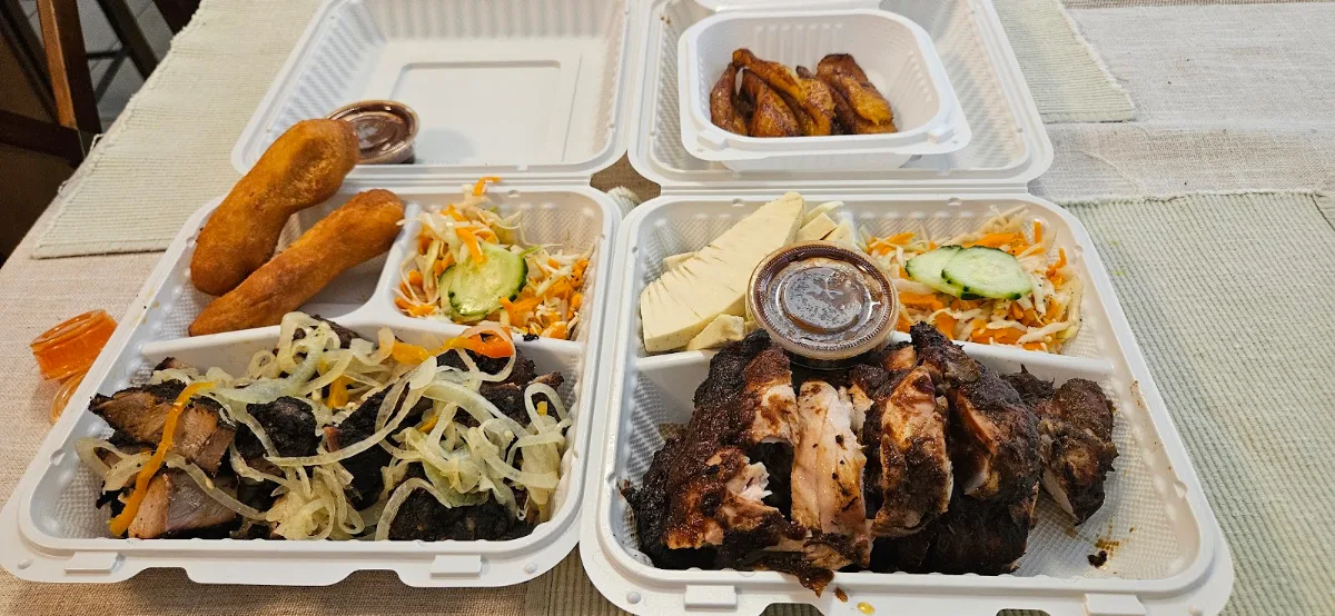 Jerk Pork and Jerk Chicken, TricNic Jerk Centre