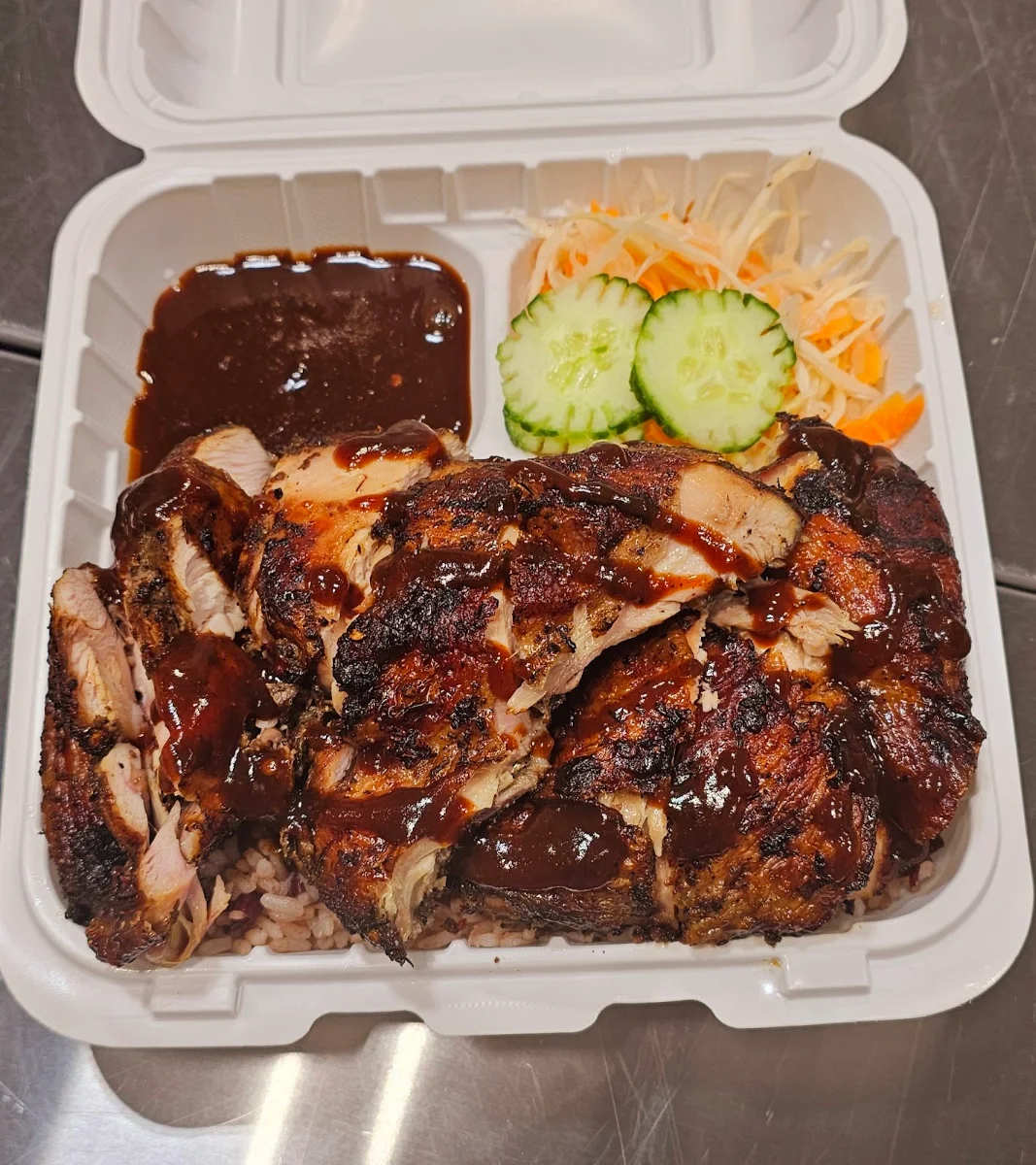 Jerk Pork Per lb, TricNic Jerk Centre