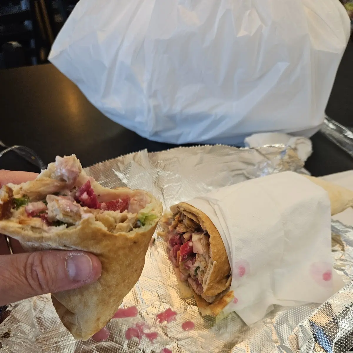 Chicken Shawarma Wrap with Extra Turnips