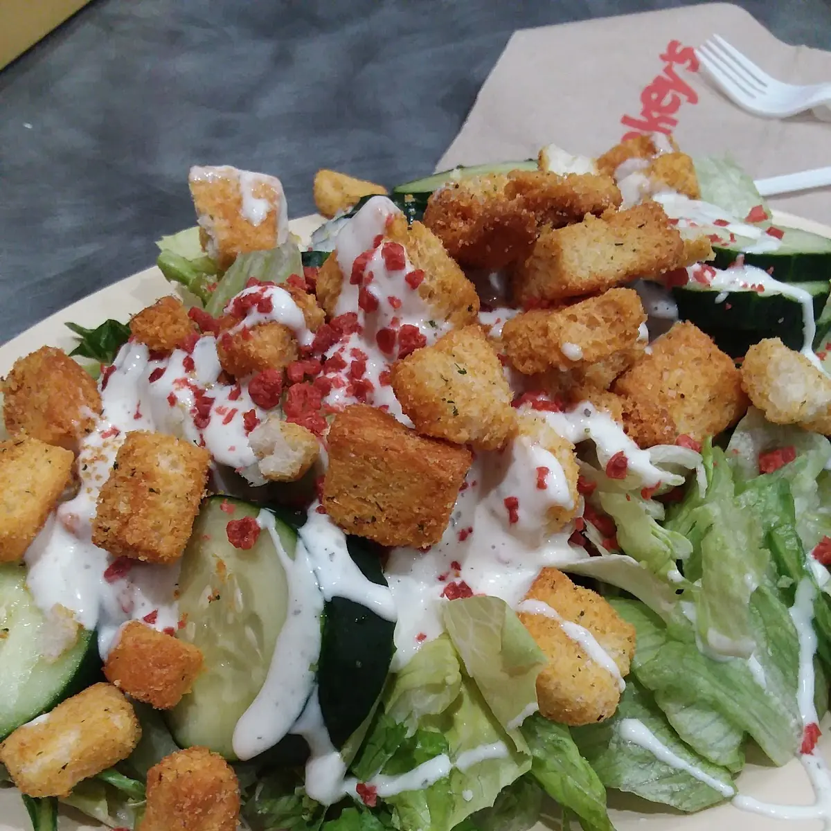 Salad Buffet with Ranch Dressing