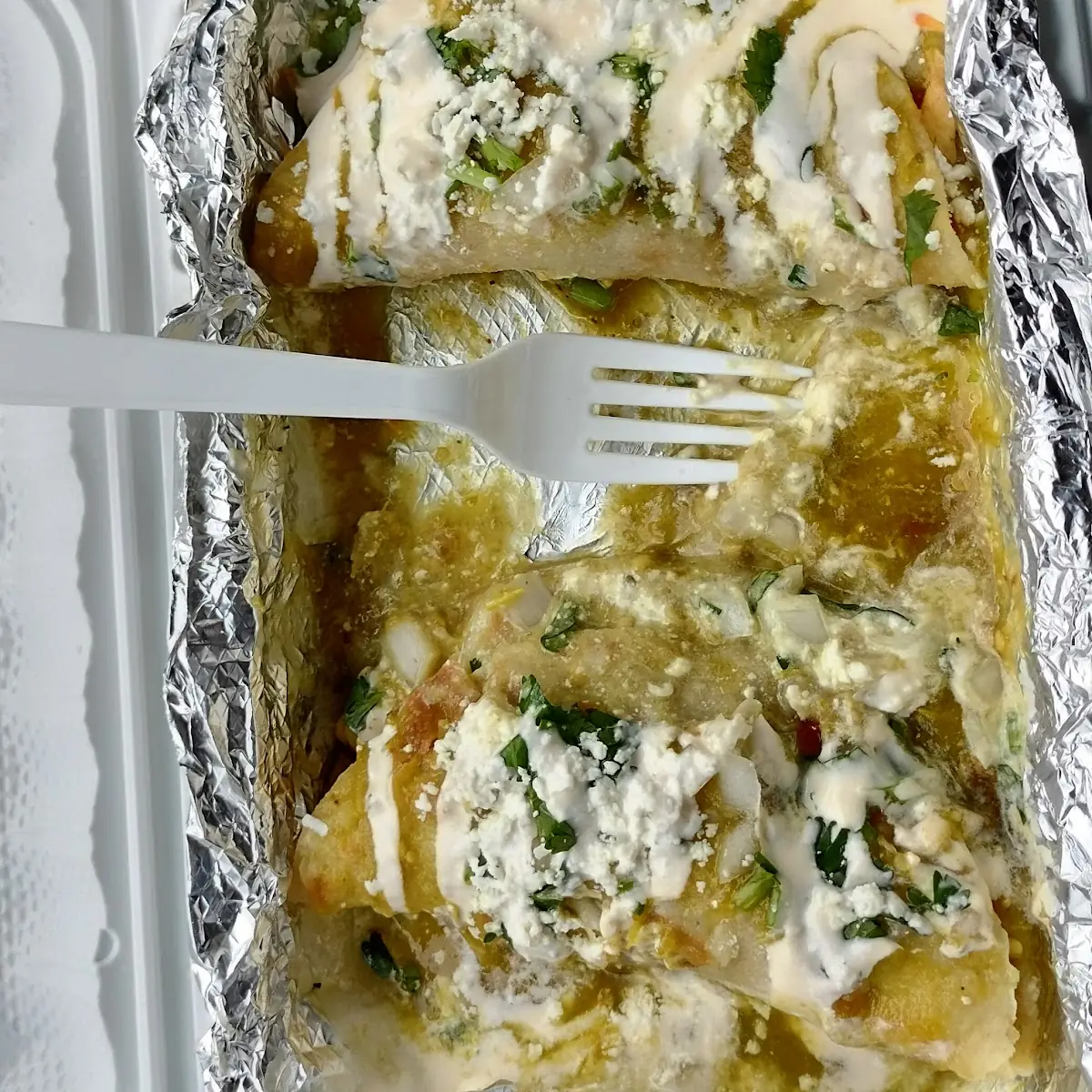 Enchiladas Verdes