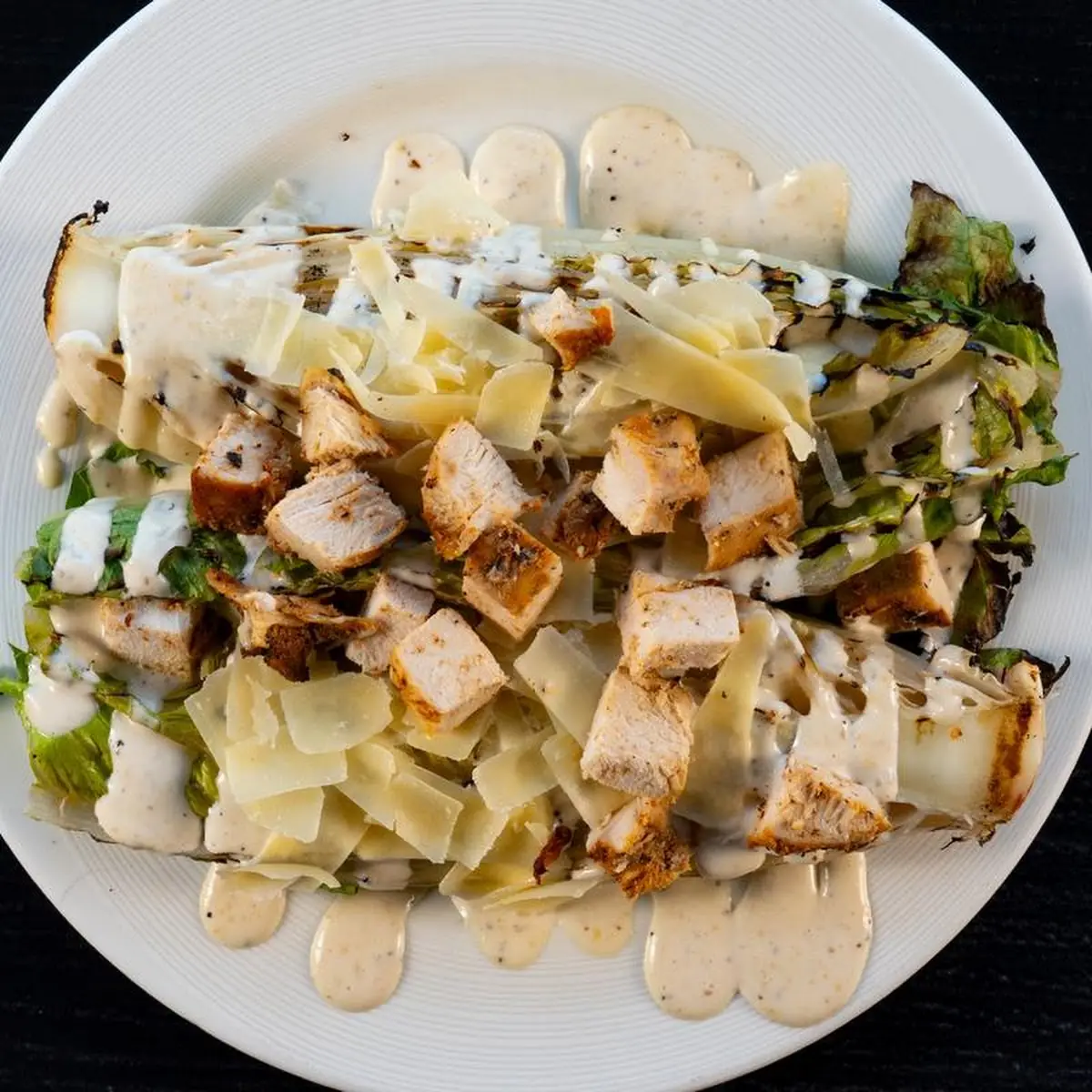Grilled Caesar Salad