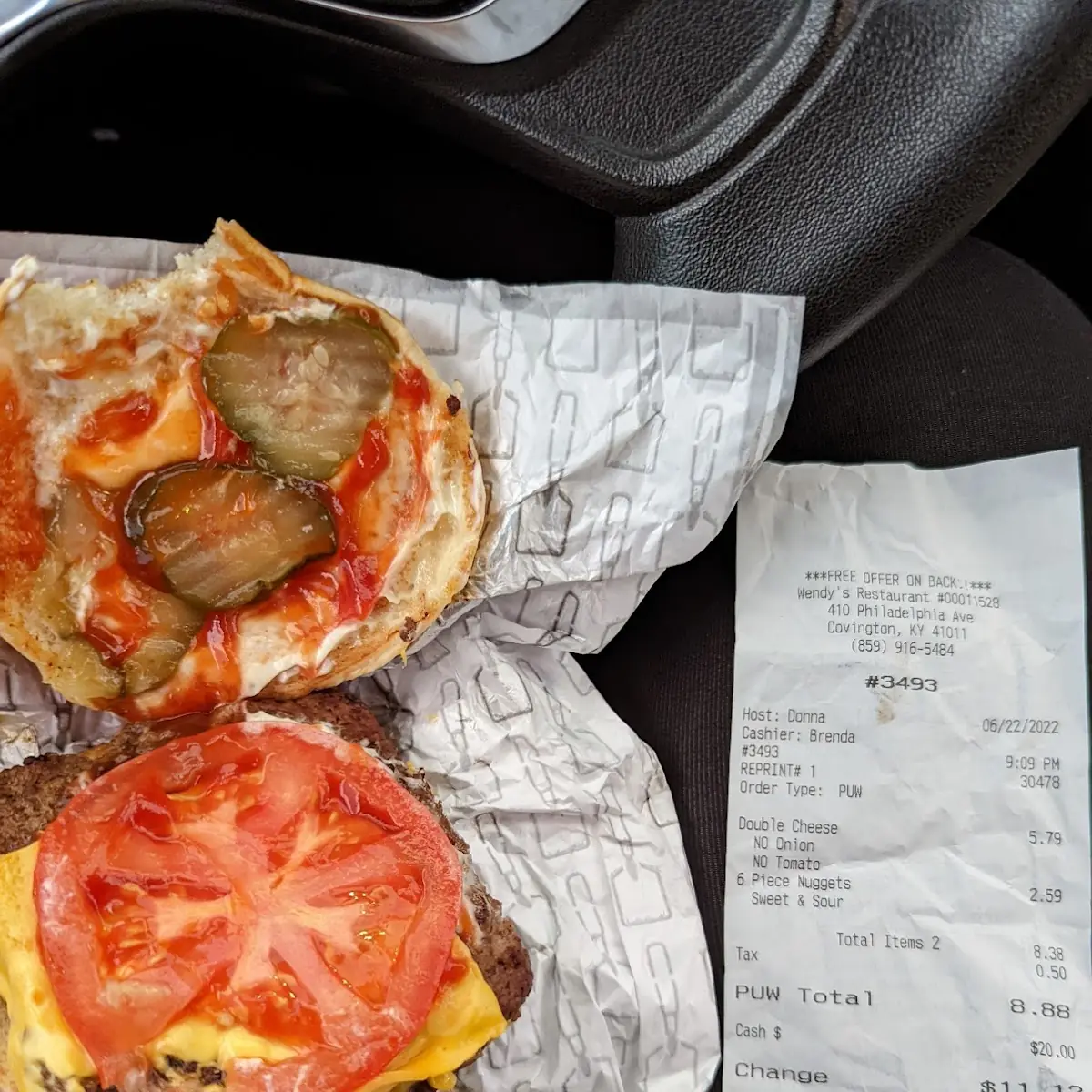 Dave's Double Cheeseburger