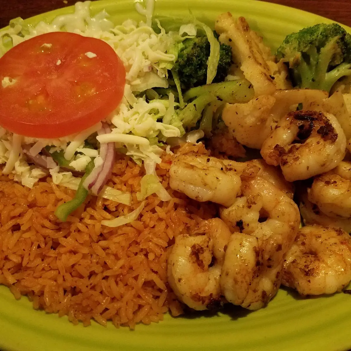 Grilled Shrimp Dinner