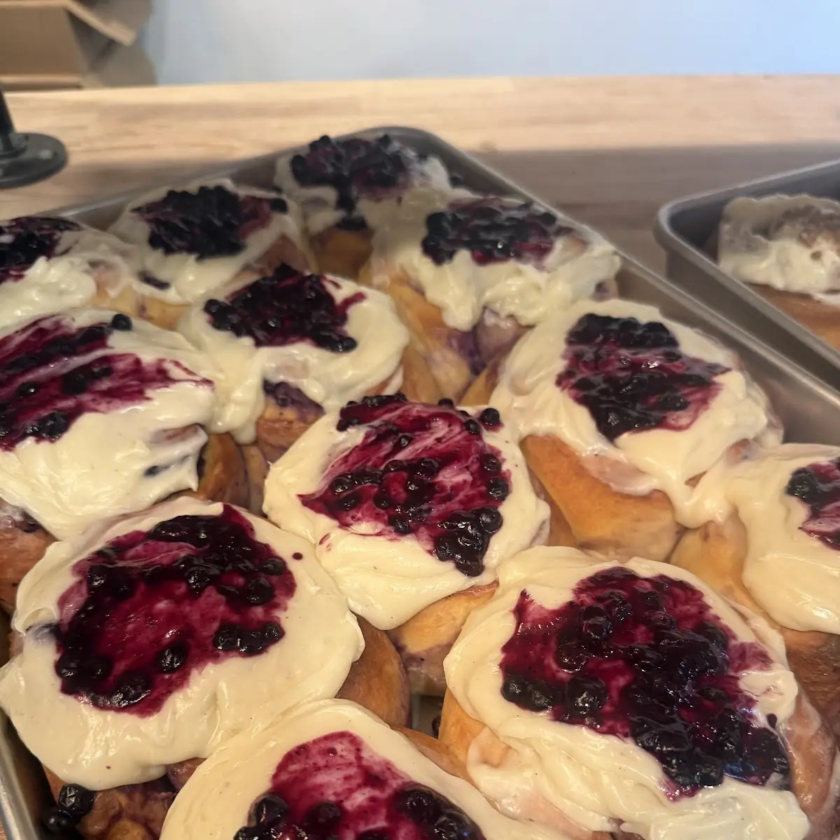 White Chocolate Raspberry Cinnamon Roll
