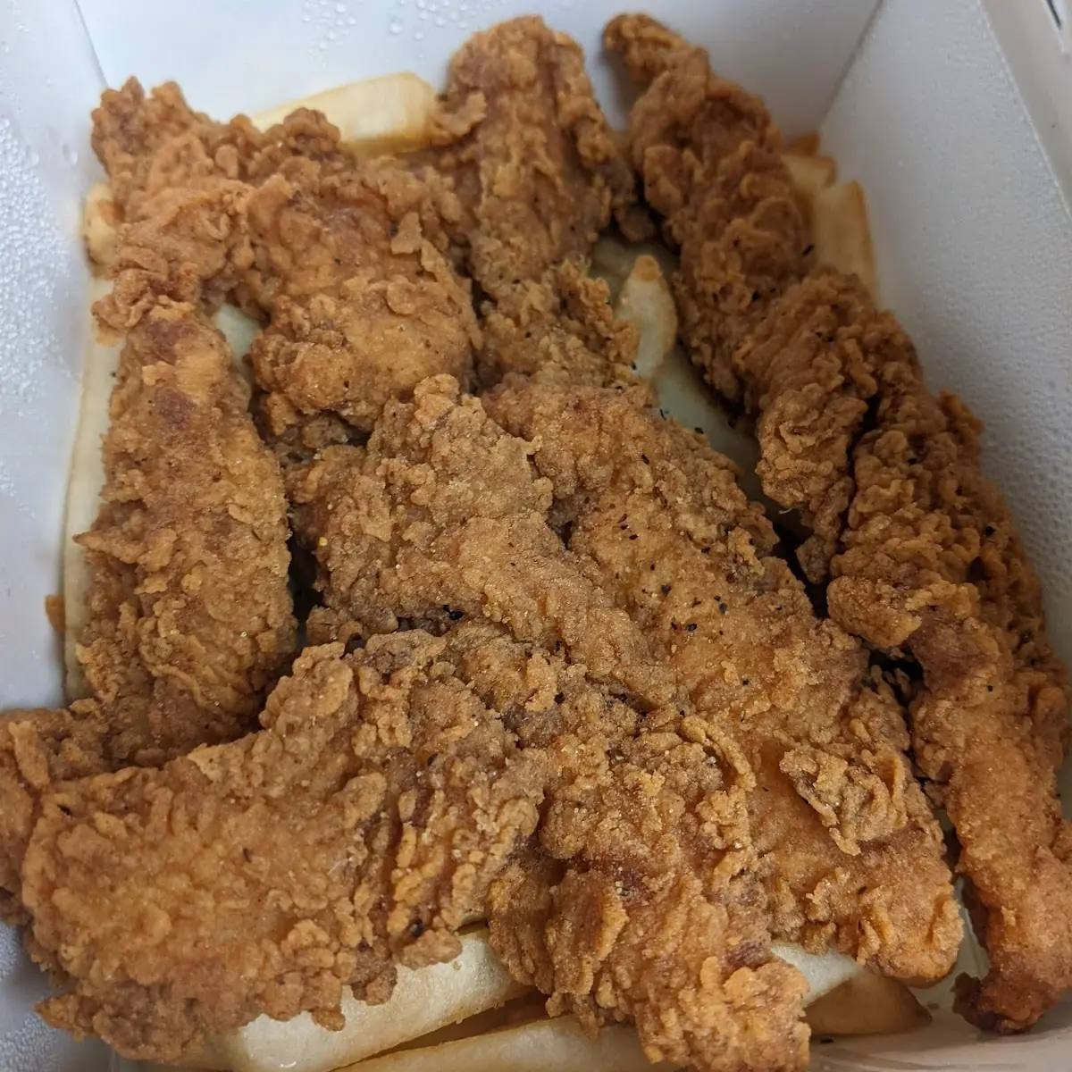 Fried Catfish with Fries Lemon Pepper