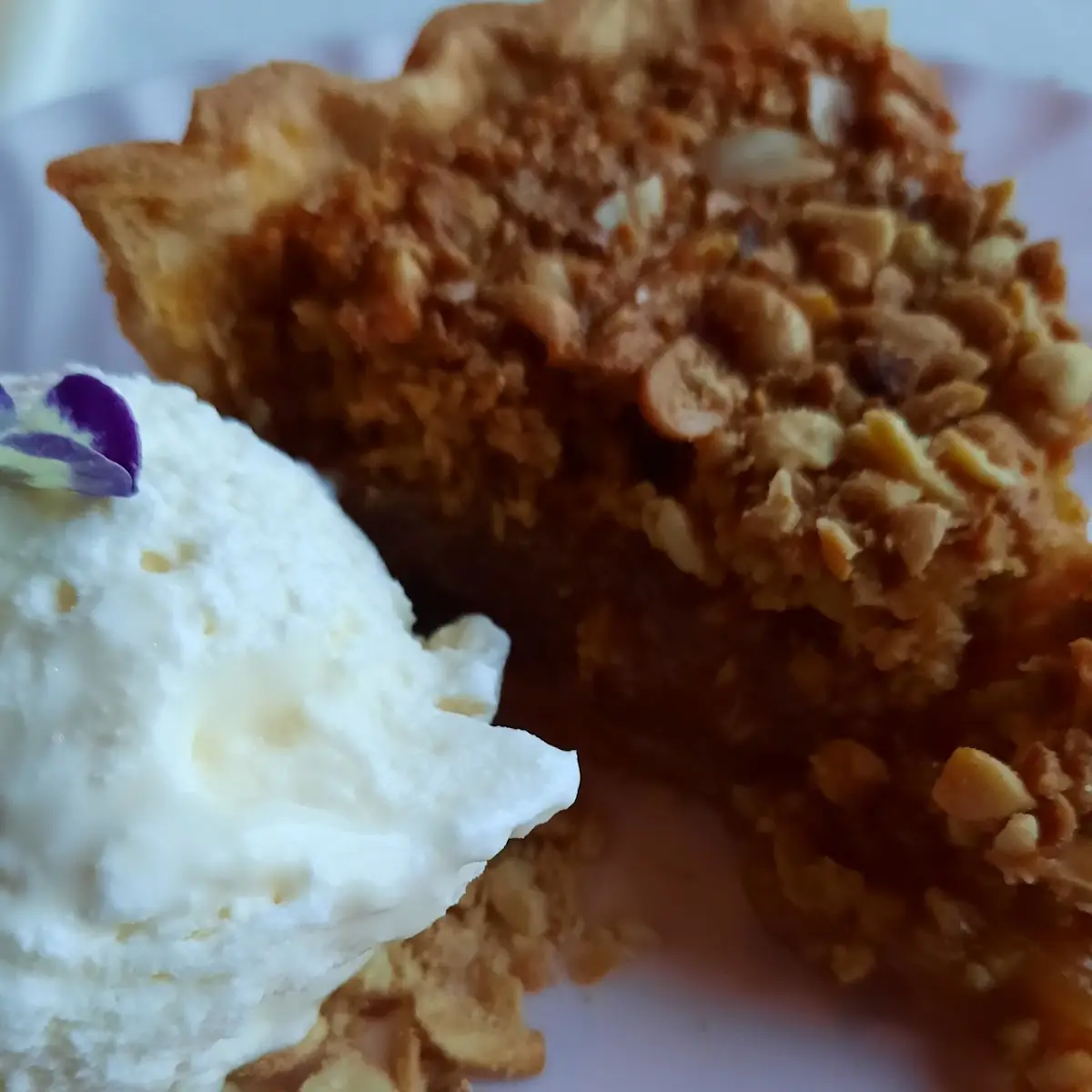Virginia Peanut Pie a La Mode