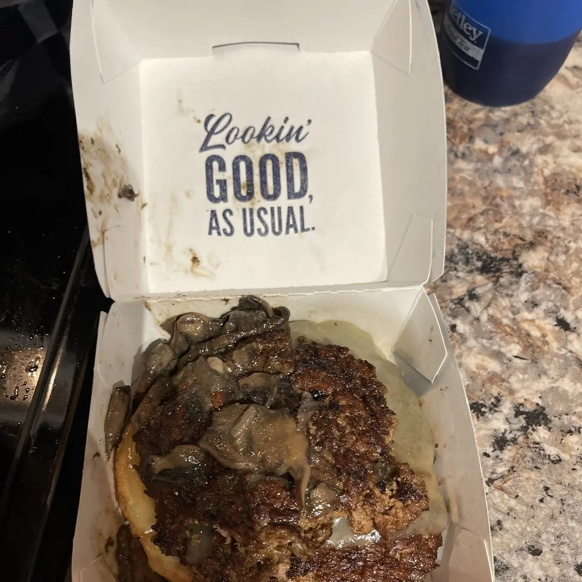 Mushroom Swiss Burger