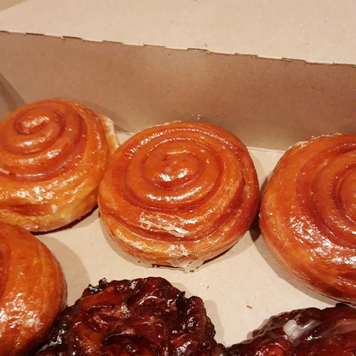 Mini Cinnamon Rolls and Mini Apple Fritters