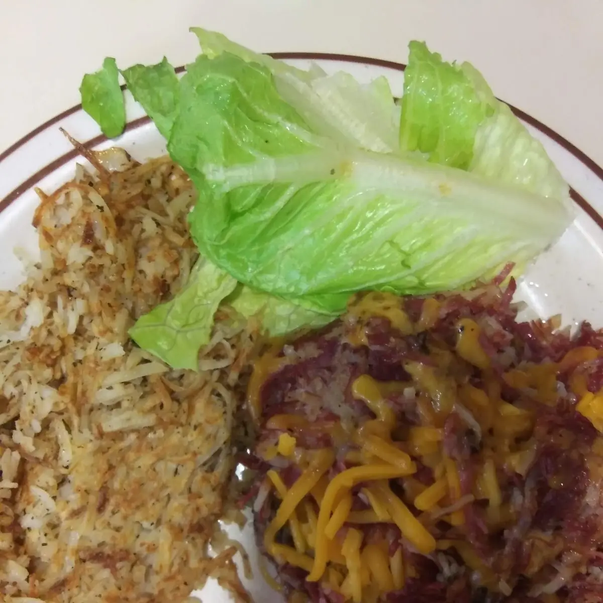 Corned Beef Burger with Hash Browns