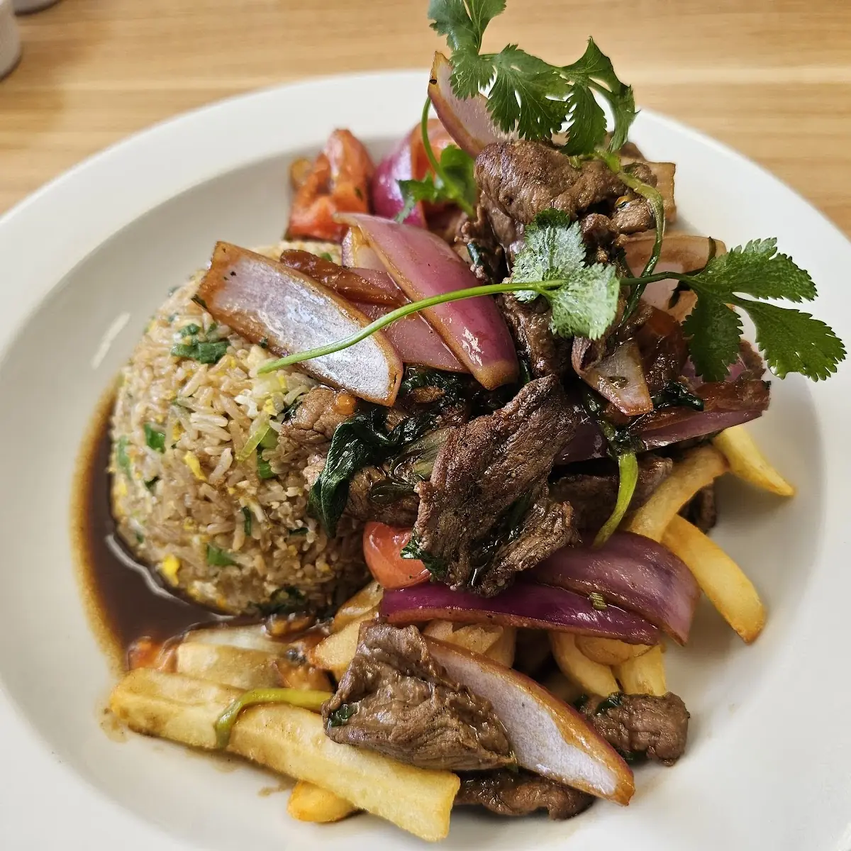 Lomo Saltado Stir-Fry Loin